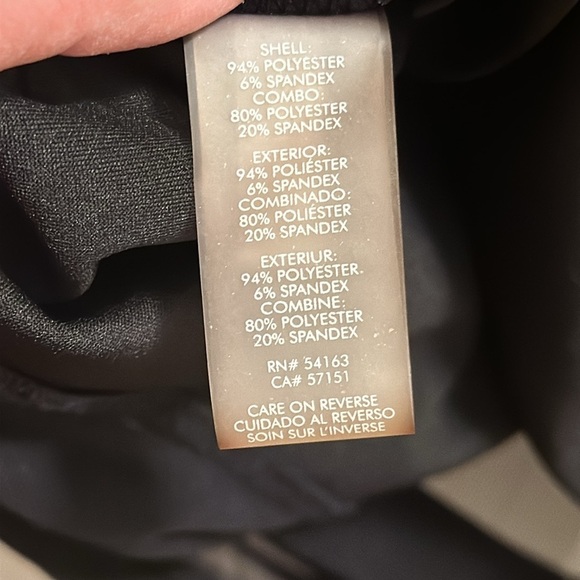 Calvin Klein Black Boat neck Bell Sleeve Sheath Dress Sheer Accents Size 12 - Picture 8 of 13